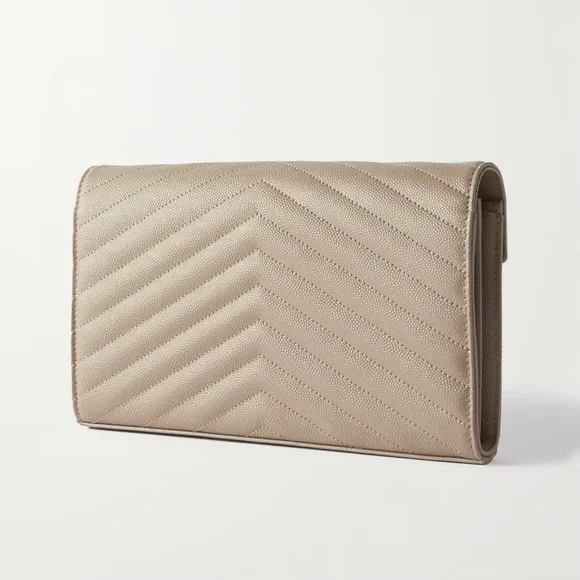 NWT Saint Laurent Large Cassandre Chain Wallet - Picture 11 of 13